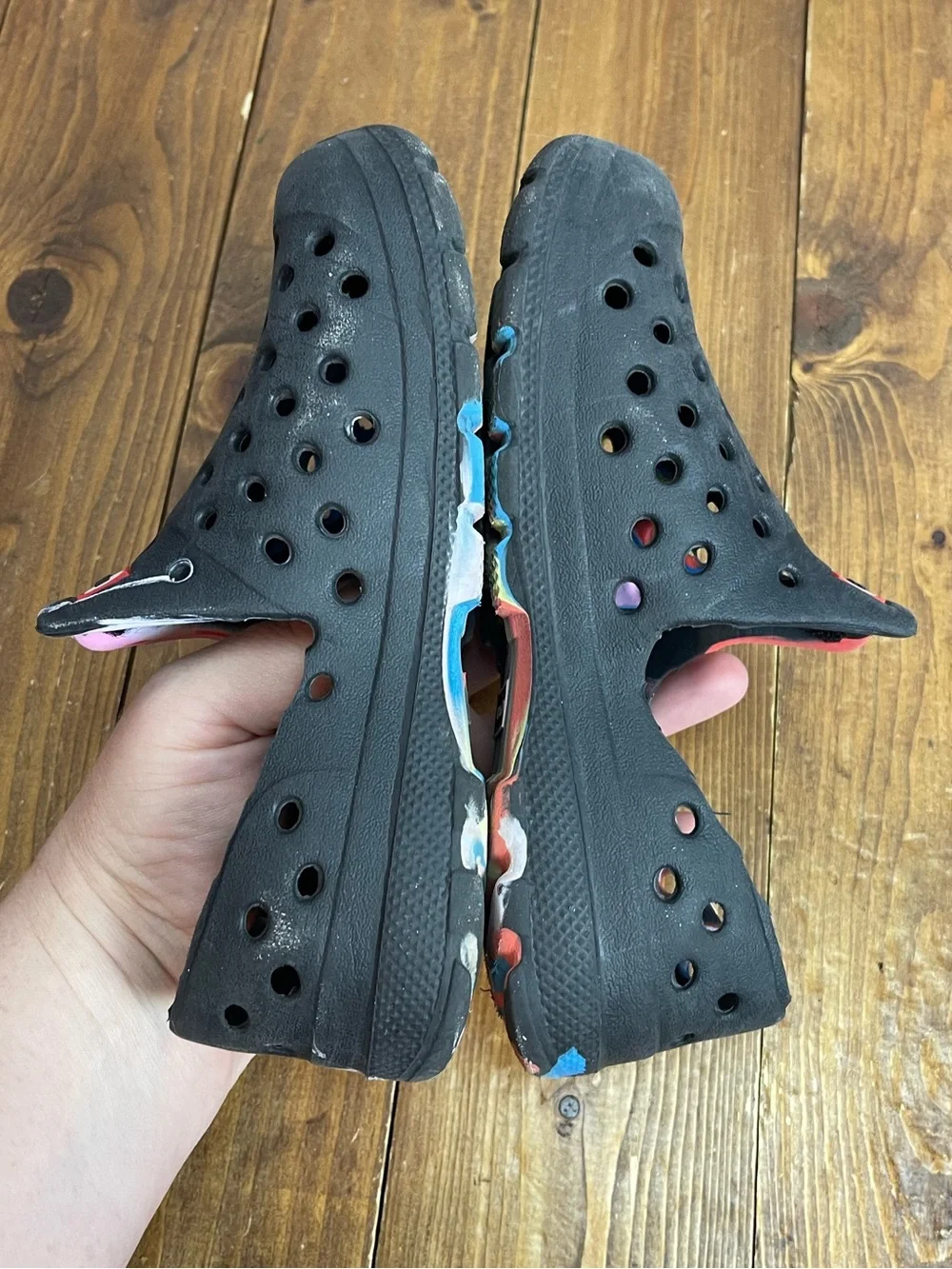 Hunter kids marble water shoes foam outer part only uk size 10
